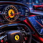 Ferrari Luce Tampil Futuristis dengan Panel Instrumen Buatan Samsung